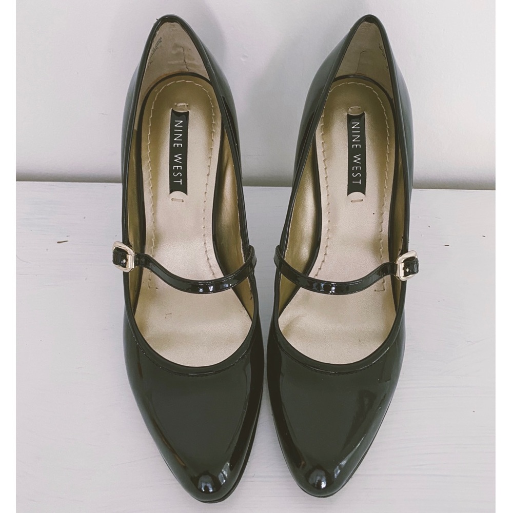 Nine West Patent Leather Mary-Jane Heels